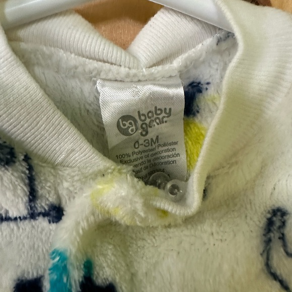 0-3m Fleece Pyjama - Picture 2 of 3